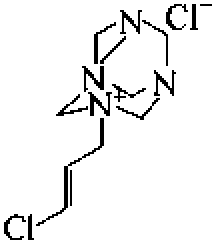 1-(3-氯-2-丙烯基)-3.5 ，7-三氮杂-1-氮翁三环[3，3，1，{3，7}]癸烷氯化物